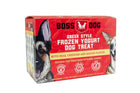 Boss Dog Greek Style Frozen Yogurt Cheese & Bacon Dog Treat, Front Box