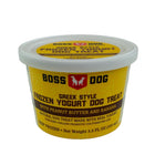 Boss Dog Greek Style Frozen Yogurt Peanut Butter & Banana Dog Treat 3.5floz, Front Packaging