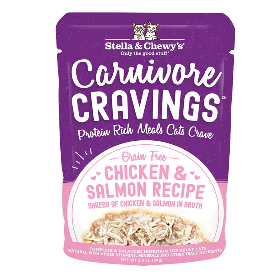 Stella & Chewy's Carnivore Cravings Grain Free Chicken & Salmon Wet Cat Food Pouch