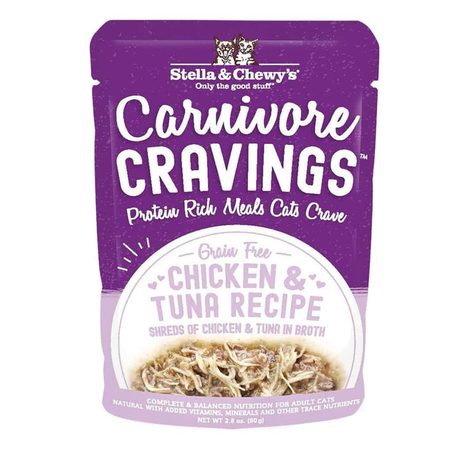 Stella & Chewy's Carnivore Cravings Grain Free Chicken & Tuna Wet Cat Food Pouch