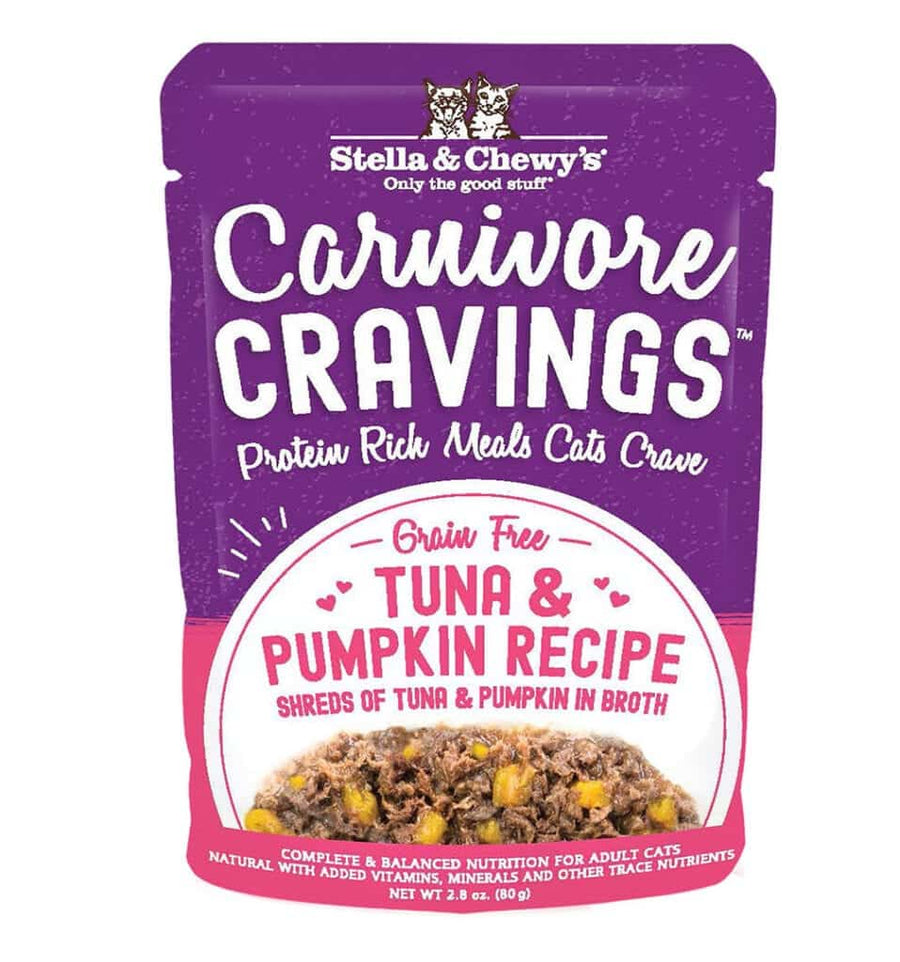 Stella & Chewy's Carnivore Cravings Grain Free Tuna & Pumpkin Wet Cat Food Pouch