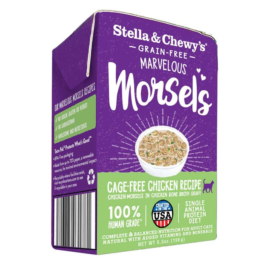 Stella & Chewy's Grain Free Marvelous Morsel Chicken Carton Wet Cat Food