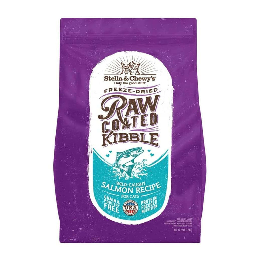 Stella & Chewy's Raw Coated Kibble Wild-Caught Salmon Recipe Dry Cat Food