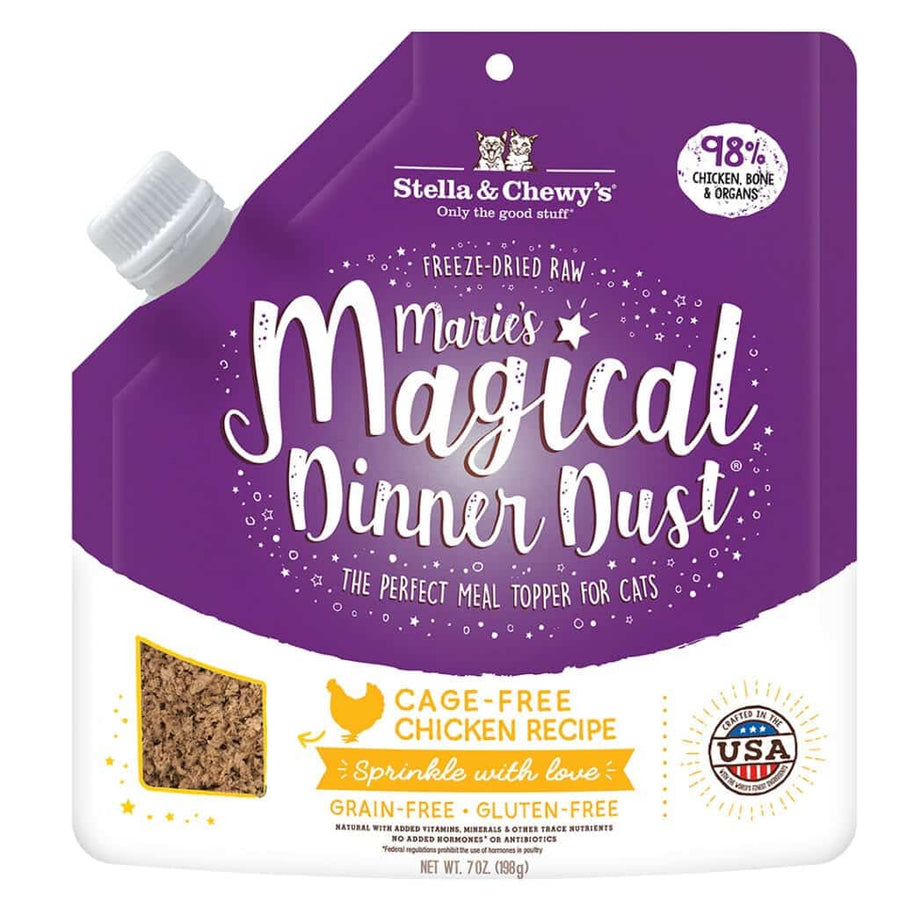 Stella & Chewy's Marie's Magical Dinner Dust Freeze Dried Meal Topper Chicken Recipe for Cats