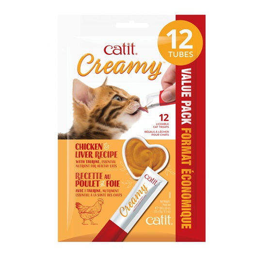 Catit Creamy Lickable Cat Treat Chicken & Liver