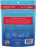 Charlee Bear Natural Treats for Dogs, Chicken Soup and Garden Veggie Flavor 16oz, Back Pouch