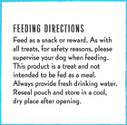 Charlee Bear Natural Treats for Dogs, Chicken Soup and Garden Veggie Flavor, Feeding Directions