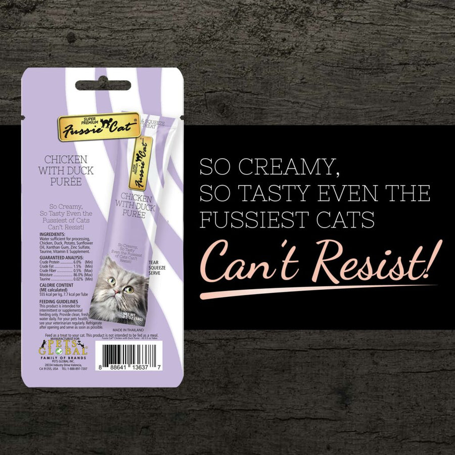 Fussie Cat Puree Chicken & Duck Cat Treat