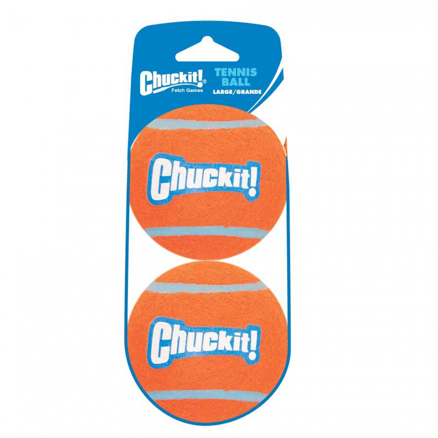 Chuckit! Tennis Ball Dog Toy for Large/Grande, Front Packaging