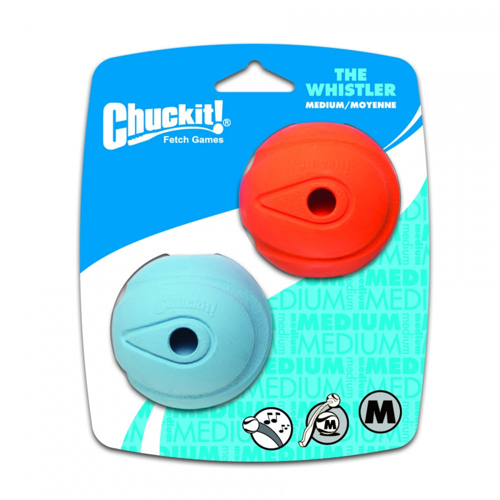 Chuckit! The Whistler Dog Toy Medium, Front Packaging