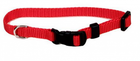 Coastal Pet Products Tuff Buckle Adjustable Nylon Large Dog Collar, Red Color