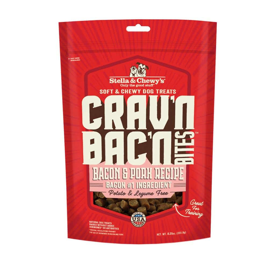 Stella & Chewy's Crav'n Bac'n Bites Bacon & Pork Dog Treats