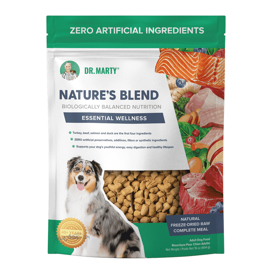 Dr Marty Nature's Blend Essential Wellness Freeze-Dried Dog Food & Topper