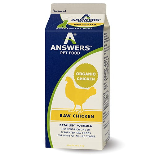 Answers Detailed Chicken Frozen Dog Food