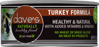 Dave's Naturally Healthy Turkey Formula Canned Cat Food 5.5oz, Front of can