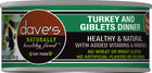 Dave's Naturally Healthy Turkey and Giblets Pate Dinner Canned Cat Food 5.5oz, Front of can