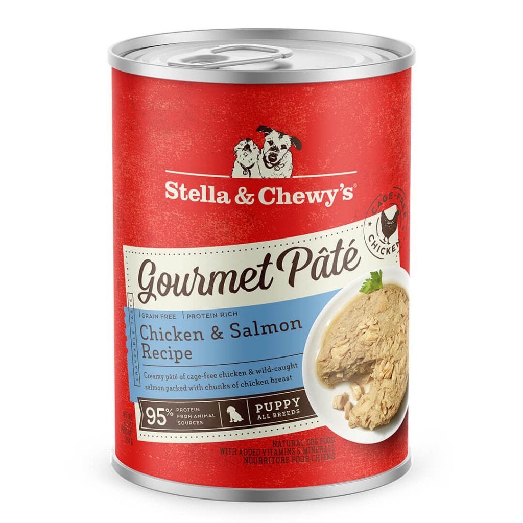 Stella Chewy s Gourmet Puppy Chicken Salmon Pate Canned Dog