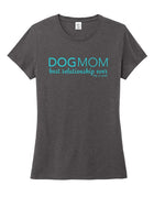 Dog is Good Dog Mom T-Shirt, Women's Charcoal Teal