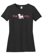 Dog is Love T-shirt (Women's), Black