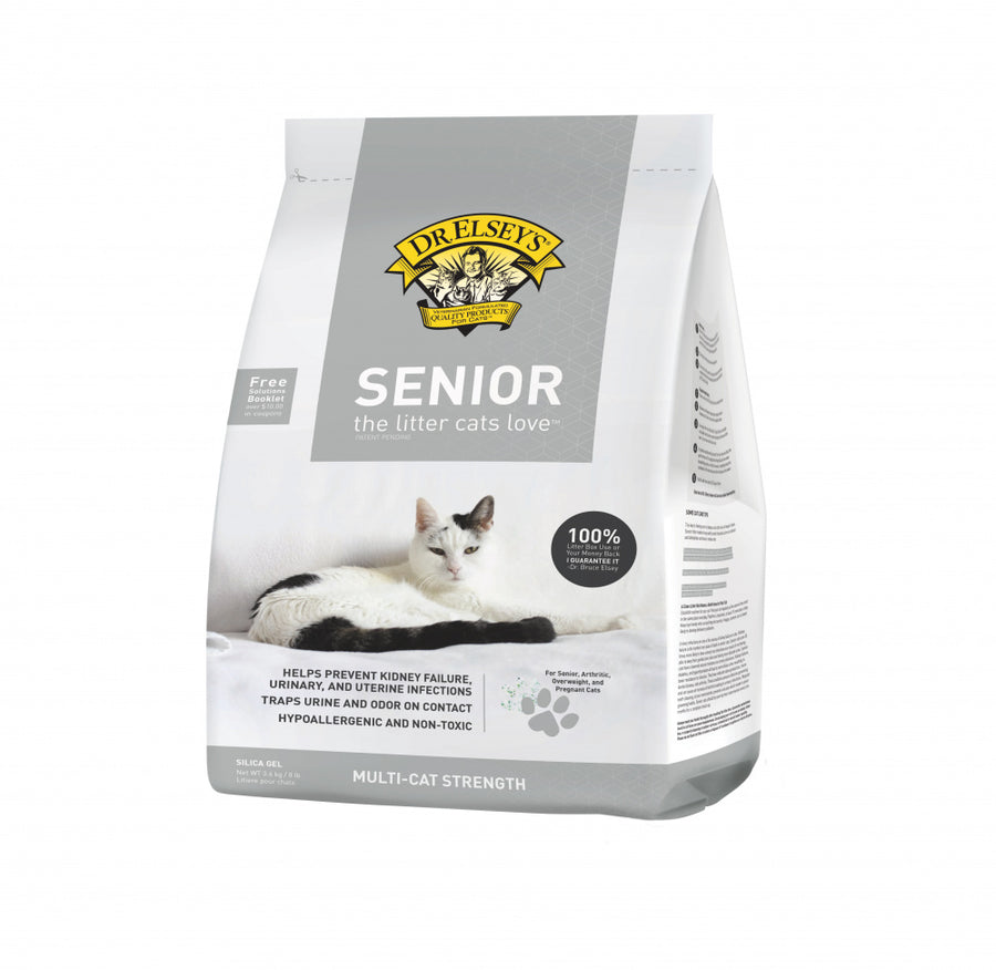 Dr. Elsey's Precious Cat Senior Litter 8lb, Front of bag