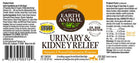 Earth Animal Urinary & Kidney Relief Supplement for Dogs and Cats 2floz, Label
