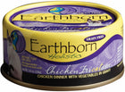 Earthborn Holistic Grain Free Chicken Fricatssee Canned Cat Food 5.5oz, Front of can