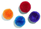 Ethical Pet Wool Pom Poms with Catnip Cat Toy, in assorted colors