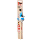 Ethical Pets Spot Songbird Cat Teaser Wand White and Blue, Front Packaging