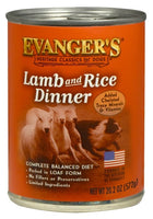 Evangers Classic Lamb and Rice Dinner Canned Dog Food 20.2oz, Front Can