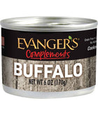 Evanger's Grain Free Buffalo Canned Dog and Cat Food 6oz, Front Can