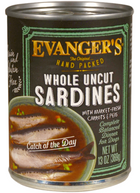 Evanger's Hand Packed Grain Free Catch of the Day Canned Dog Food 13oz, Front Can