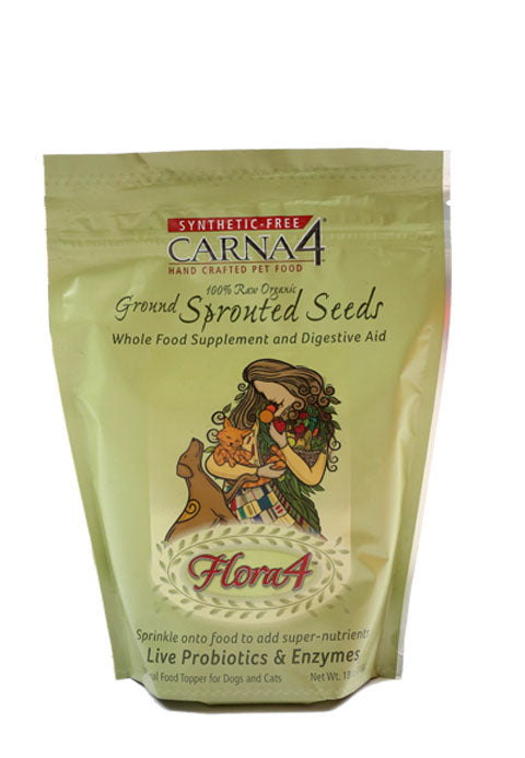 Carna4 Flora4 Ground Sprouted Seeds Food Topper