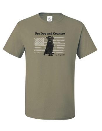 For Dog and Country T-shirt (Unisex), Front Shirt