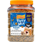 Friskies Party Mix Crunch Beachside Shrimp, Crab and Tuna Cat Treats, 20oz Front Container