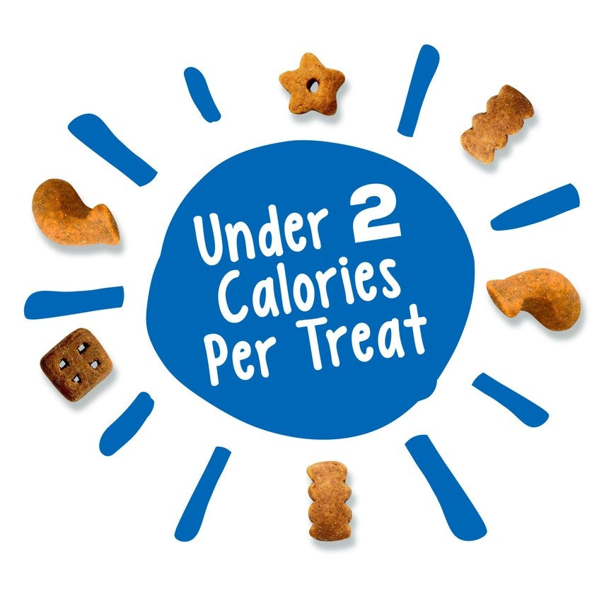 Friskies Party Mix Crunch Beachside Shrimp, Crab and Tuna Cat Treats, under 2 calories per treat