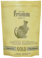 Fromm Gold Indoor Cat Dry Food 4lb, Front Bag
