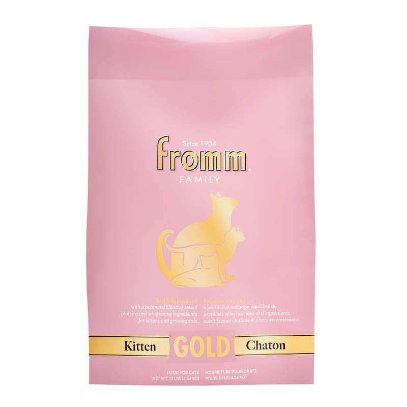 Fromm Gold Kitten Food 10lbs, Front of bag