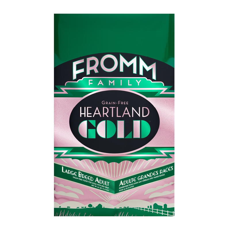 Fromm Heartland Gold Large Breed Adult Food for Dogs front of bag.