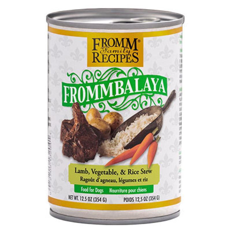 Frommbalaya Lamb, Vegetable, & Rice Stew 12.5oz, Front can