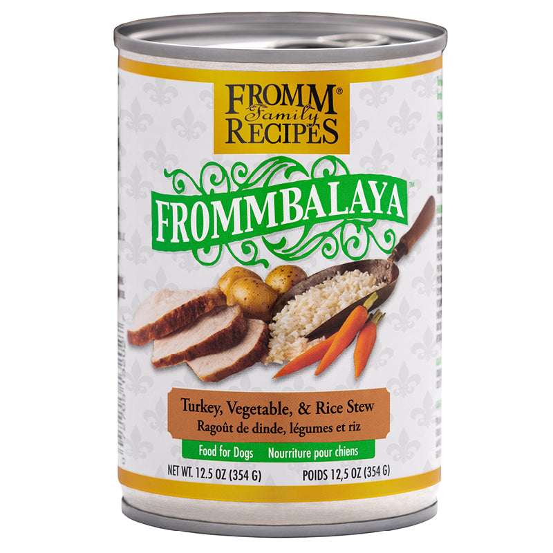 Frommbalaya Turkey, Vegetable, & Rice Stew 12.5oz, Front Can
