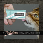 Fussie Cat Puree Tuna & Prawn Cat Treat 14g, a delicious paw-some snack