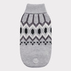 GF Pet Heritage Sweater Gray for Dogs Back Full View