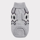 GF Pet Heritage Sweater Gray for Dogs Front Full View