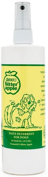 Grannick's Bitter Apple Anti-Chewing Dog Spray 16floz, Front Spray Bottle