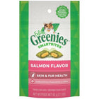 Greenies Smartbites Skin and Fur Salmon Cat Treats 60g, Front Packaging