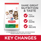Hill's Science Diet Kitten Chicken Recipe Dry Cat Food, Key Changes in Look, Name and Recipe