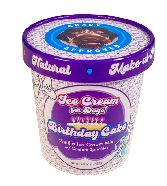 Lazy Dog Cookie Company Vanilla Birthday Cake Ice Cream Mix