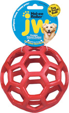 JW Pet Hol-ee Roller Dog Toy Red