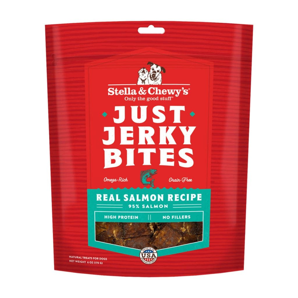 Stella & Chewy's Just Jerky Bites Real Salmon Recipe Dog Treat