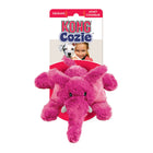 KONG Elmer Elephant Cozie Plush Dog Toy, Front Packaging